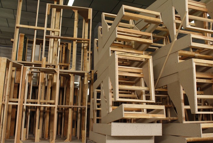 Estructuras de madera de OK Sofás